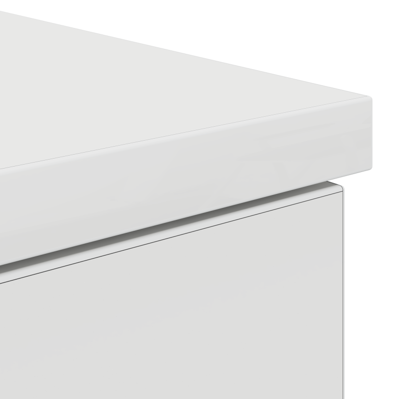 Schreibtisch Weiß 140x49x76 cm Holzwerkstoff