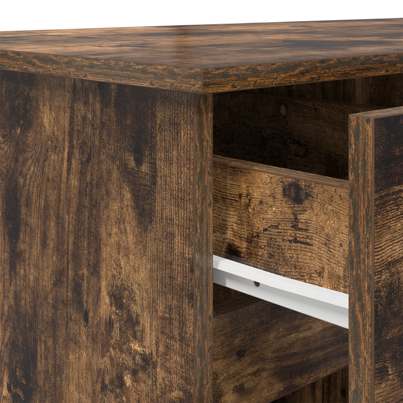 Schreibtisch Rauch-Eiche 140x49x76 cm Holzwerkstoff