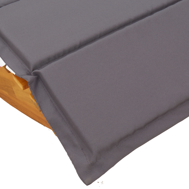 Wippende Sonnenliegen mit Kissen 2 Stück Massivholz Akazie