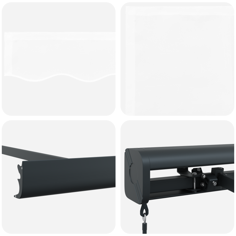 9-teiliges Garten-Sofaset mit Kissen Grau Poly Rattan