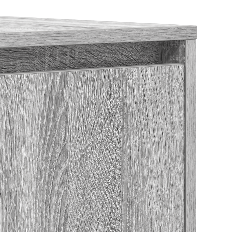 Sideboard Grau Sonoma 120x41x75 cm Holzwerkstoff