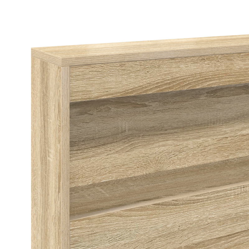 Bücherregalbett Sonoma Eiche 180x200 cm Spanplatte