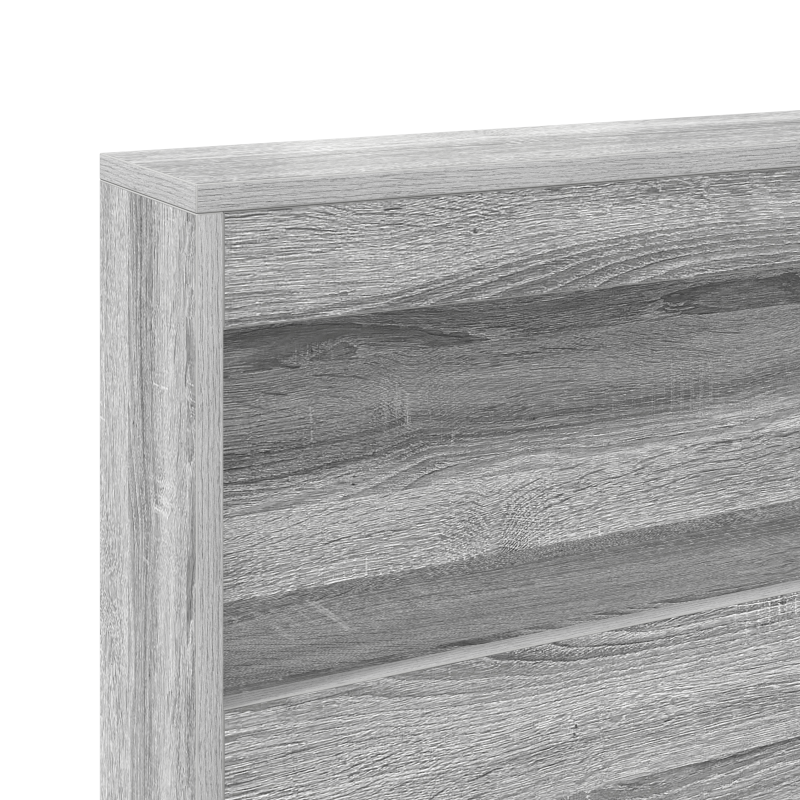 Regalbett Grau Sonoma 180x200 cm Holzwerkstoff