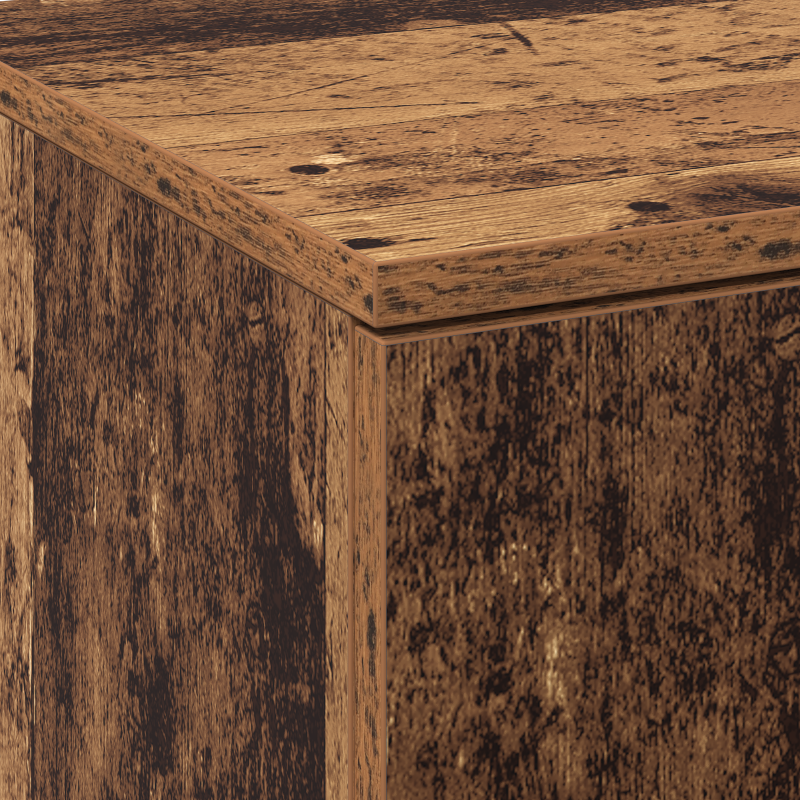 Highboard Alte Holz 70x35x180 cm Konstruktionsholz