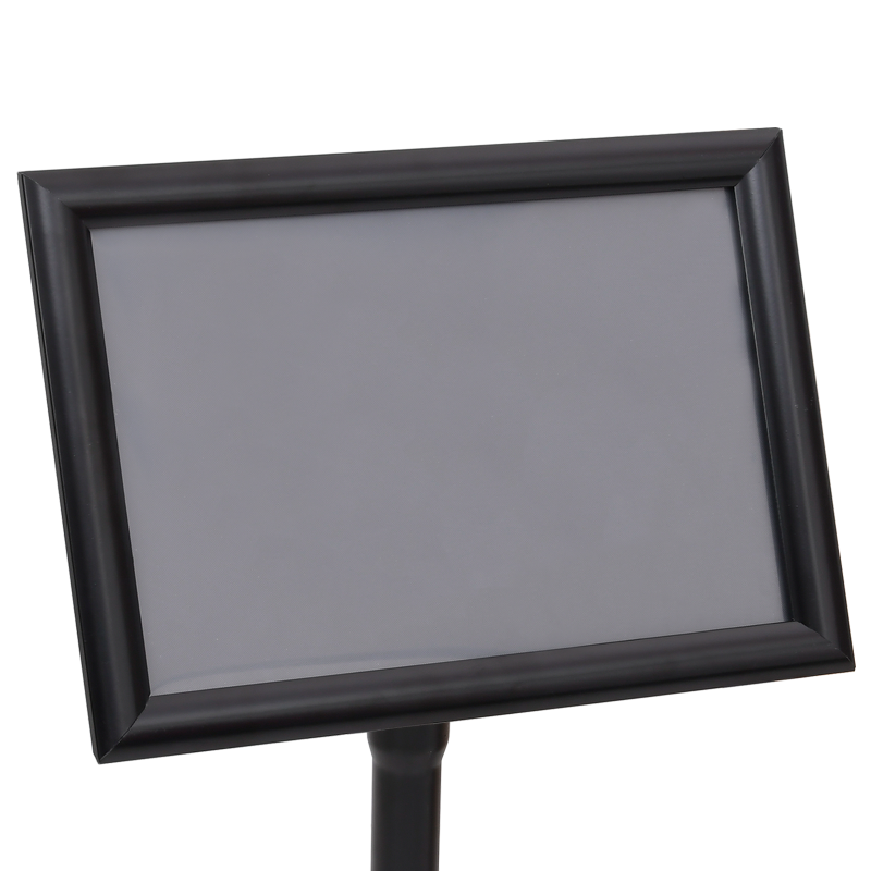 A3 Podest Plakatständer 2 Stück Schwarzes Aluminiumlegierung
