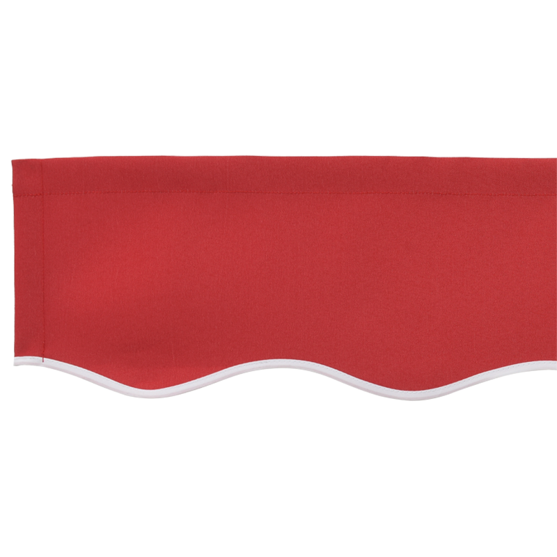 Ersatzstoff für Markisen für Rahmen 4,5x3,5 m Rot