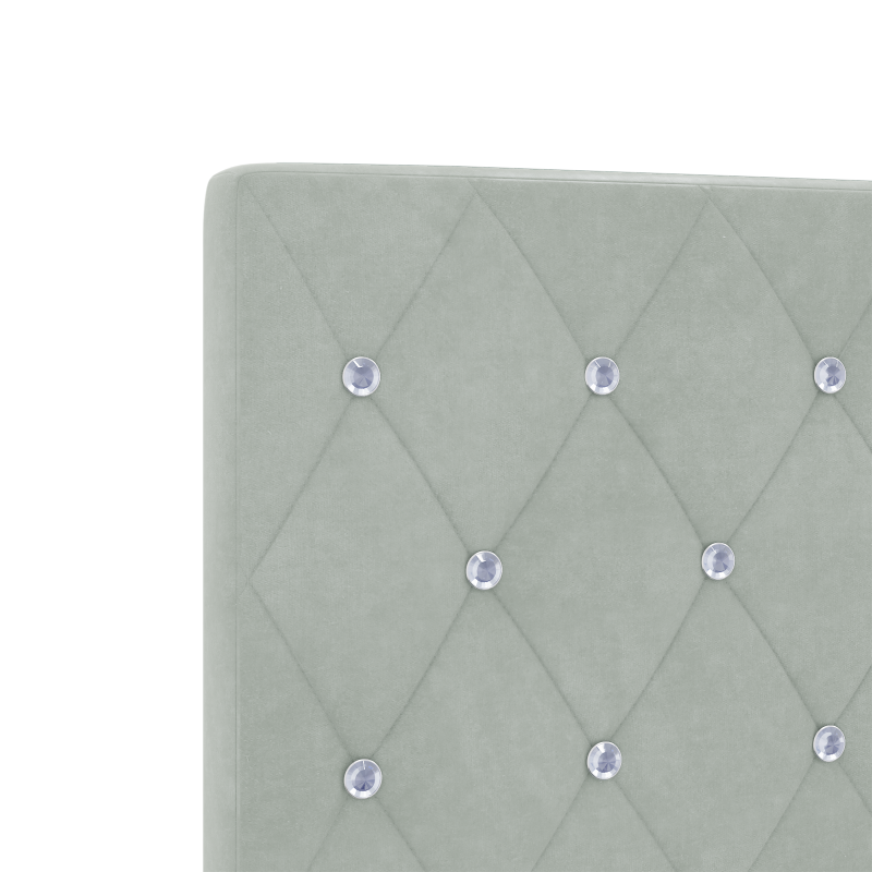 Boxspringbett mit Matratze Taupe 90x200 cm Stoff