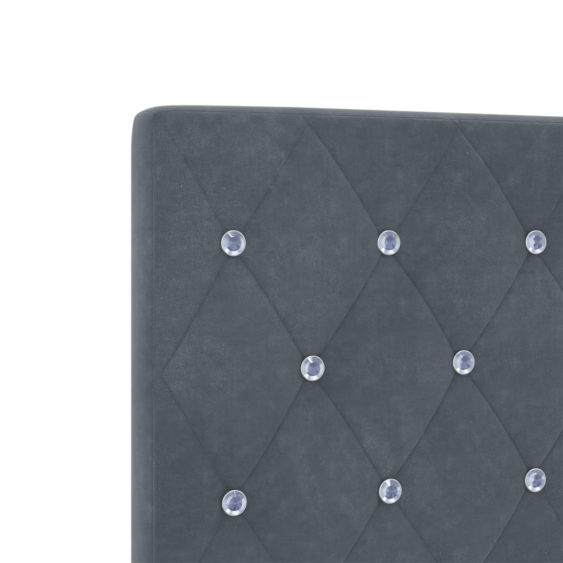 Boxspringbett mit Matratze Taube 120x200 cm Stoff