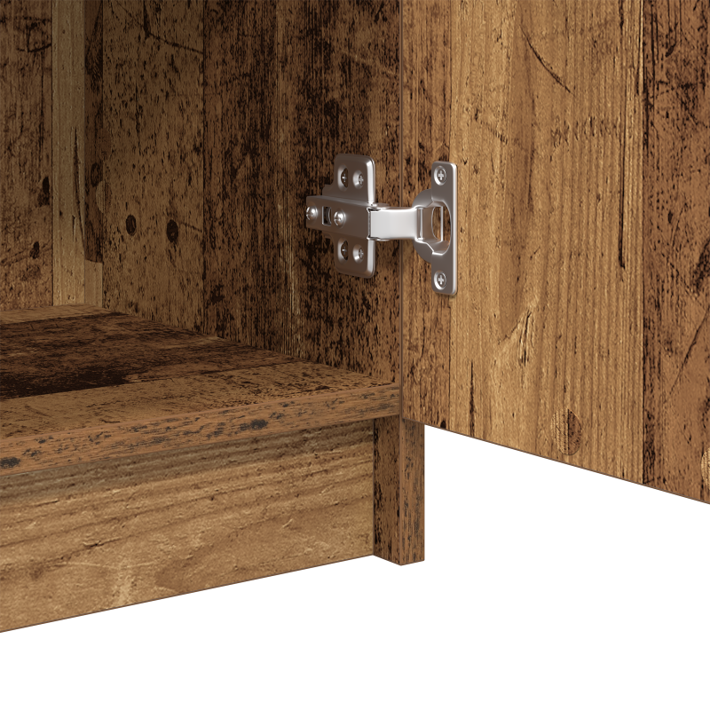 Badezimmer Schrank Alte Holz 32x34x90 cm Ingenieurholz