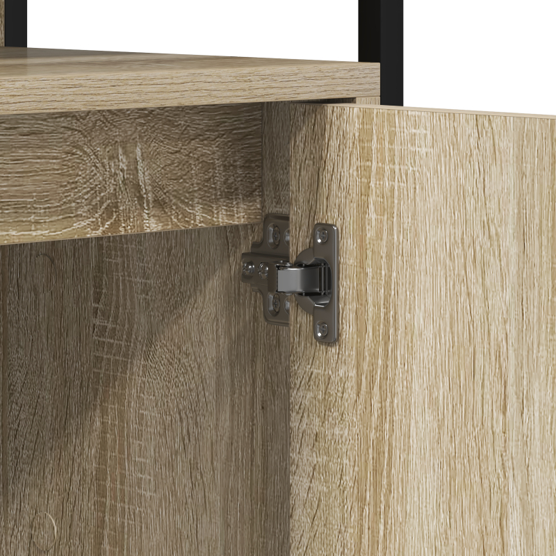 Waschbeckenunterschrank Sonoma Eiche 80x30x60 cm Spanplatte