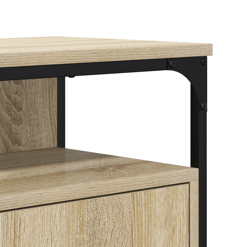 Waschbeckenunterschrank Sonoma Eiche 80x30x60 cm Spanplatte