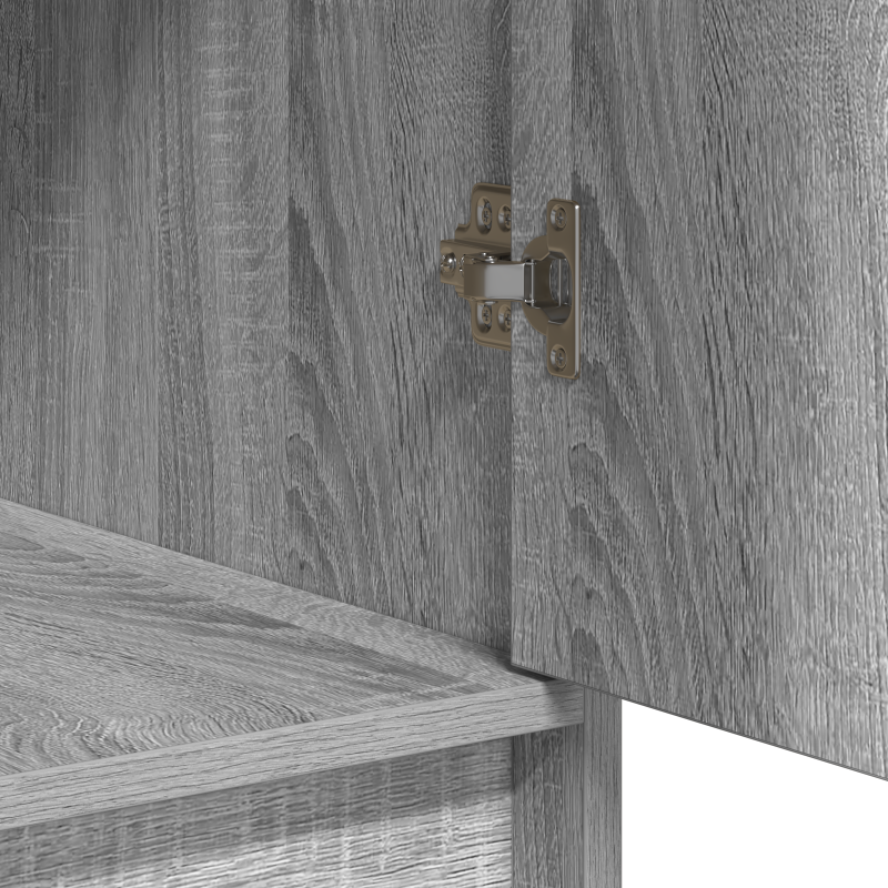 Sideboard Grau Sonoma 40x41x75 cm Holzwerkstoff