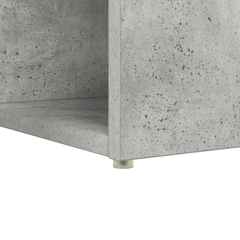 Schreibtisch Beton Grau Holzwerkstoff mit Betonoberfläche Mittel
