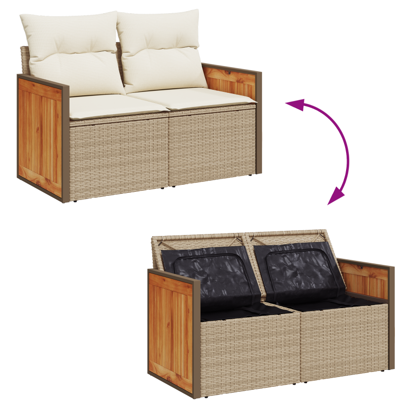 Boxspringbett mit Matratze und Bank Hellgrau 120x200 cm Stoff