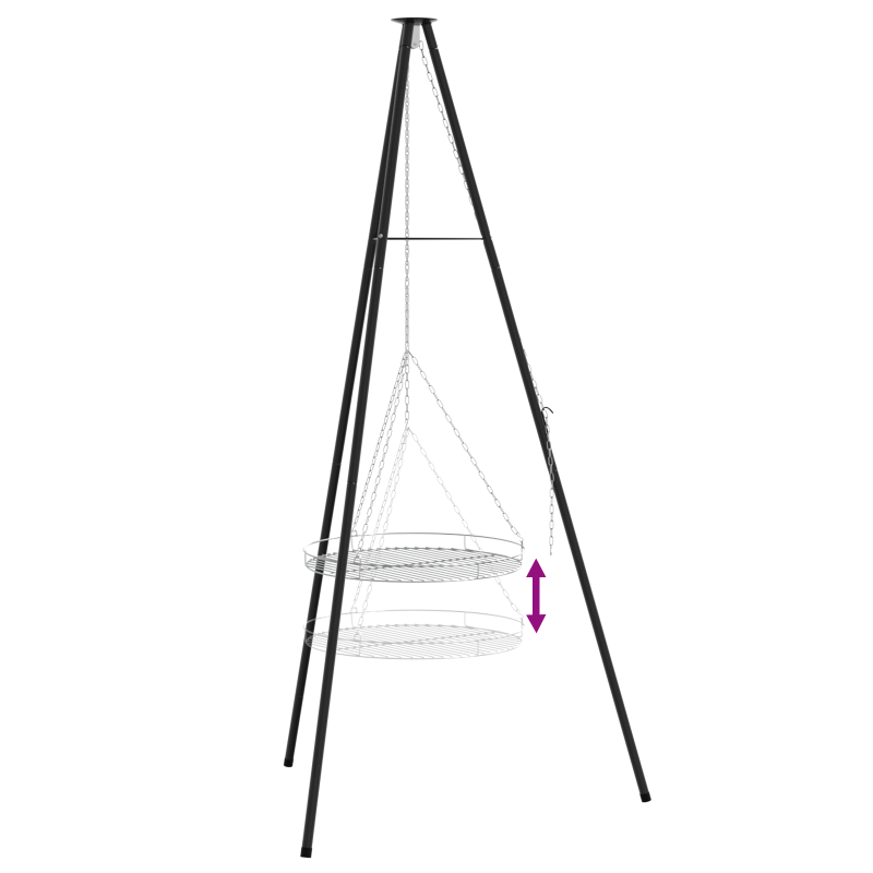 manuelle einziehbare Markise mit LED Hellgrau 600x300 cm