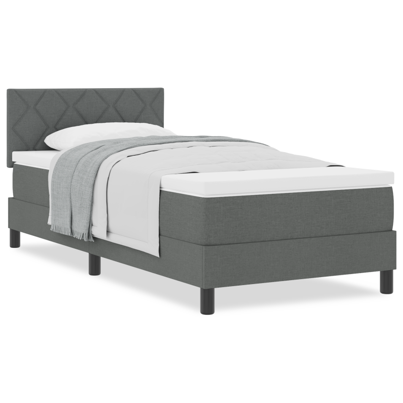 Bücherregal-Bett Grau Sonoma 140x200 cm Spanplatte