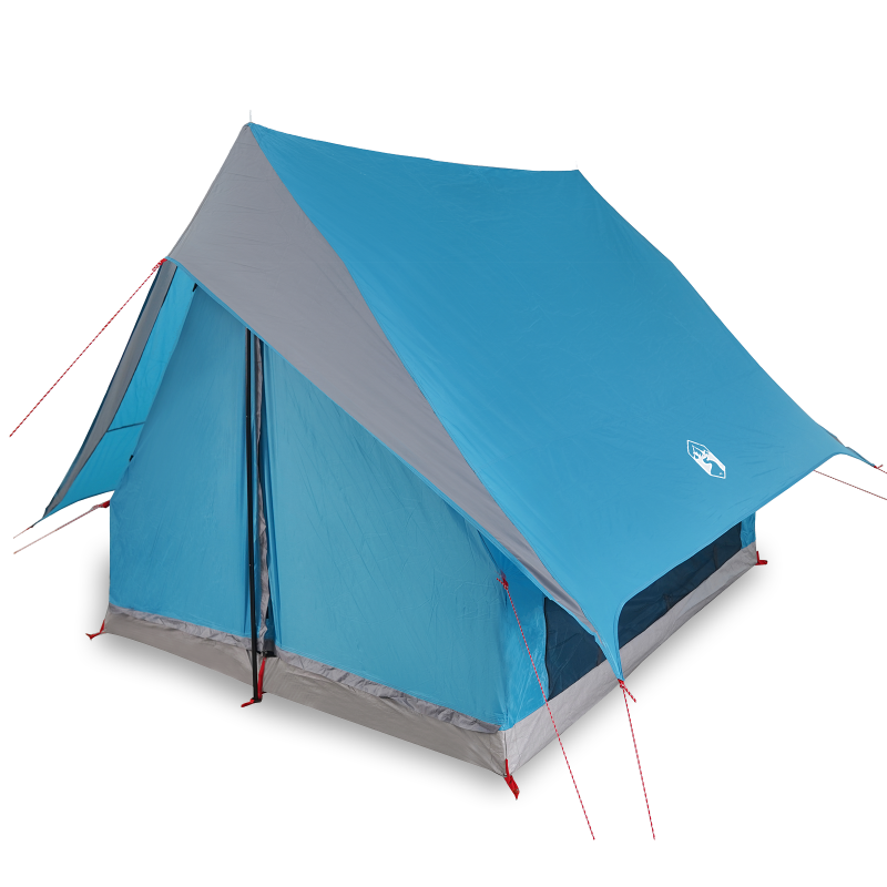 Camping-Zelt A-Frame 3-Personen Blau Wasserfest