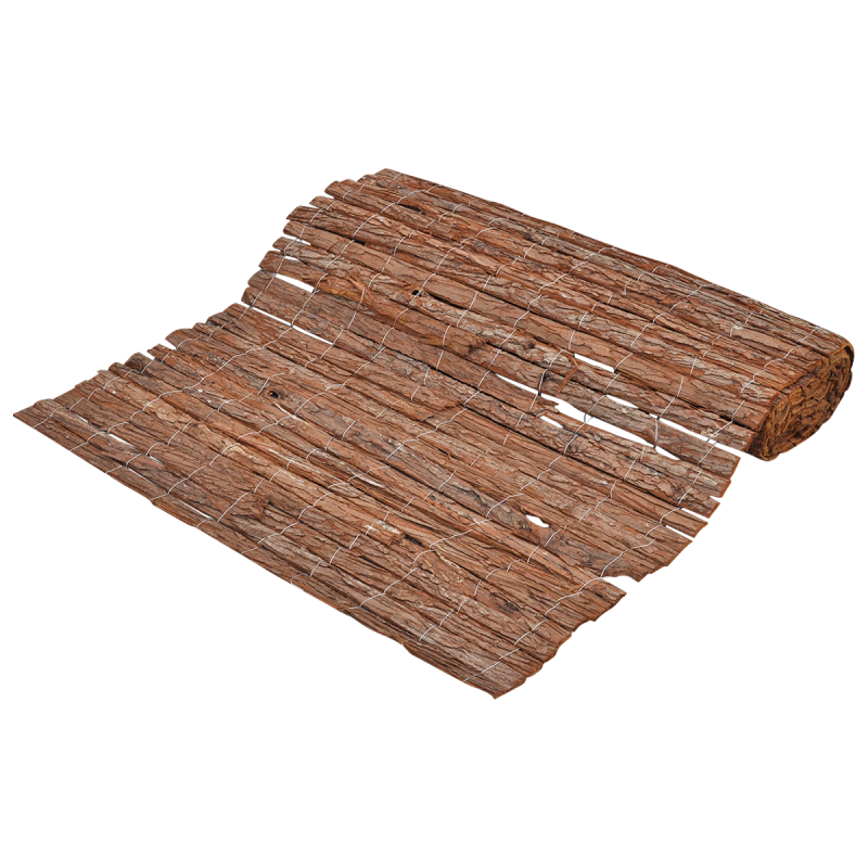 Gartenzaun 100x600 cm Rinde