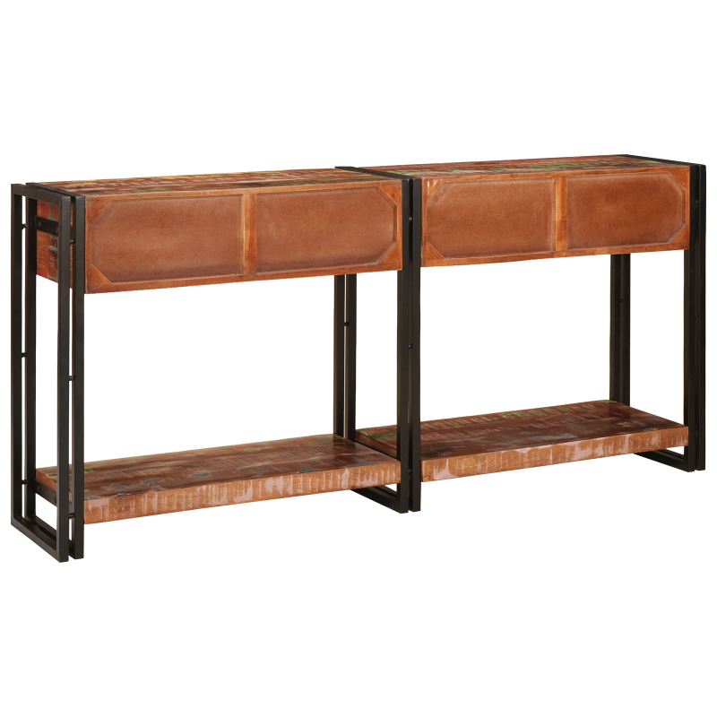 Bücherregal Bett Geraucht Eiche 180x200 cm Holz