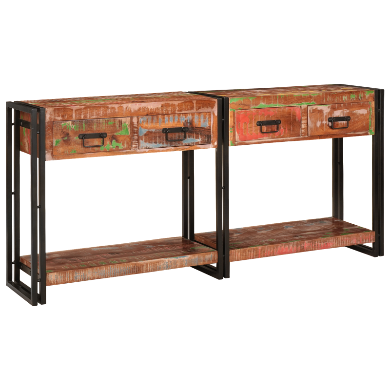 Bücherregal Bett Geraucht Eiche 180x200 cm Holz