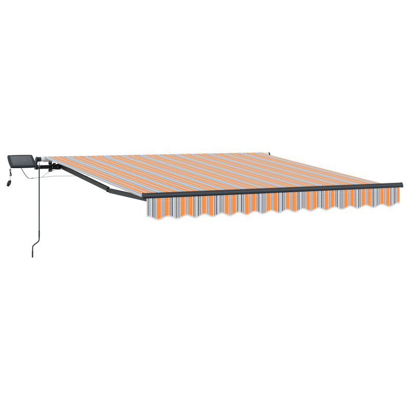 Automatische Einziehbare Markise Weiß 500x300 cm