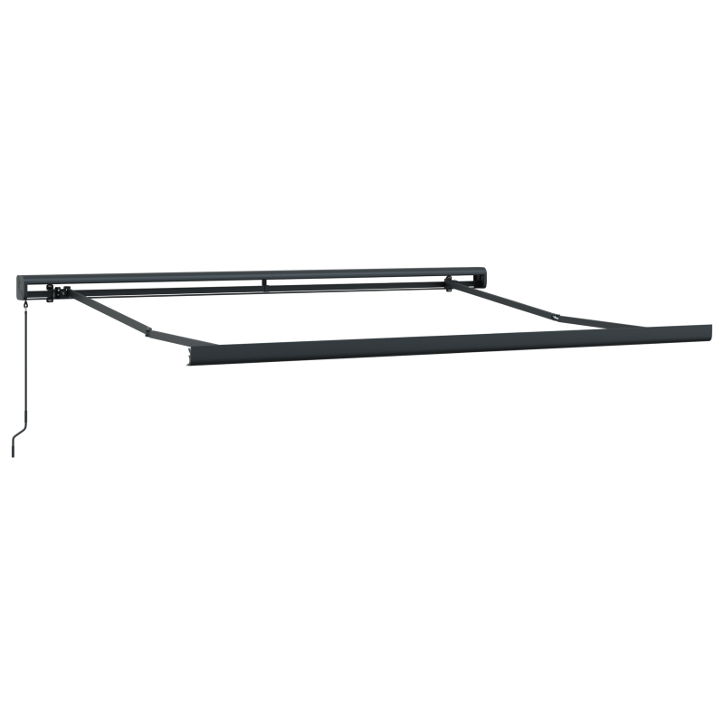 Automatische Einziehbare Markise Weiß 500x300 cm