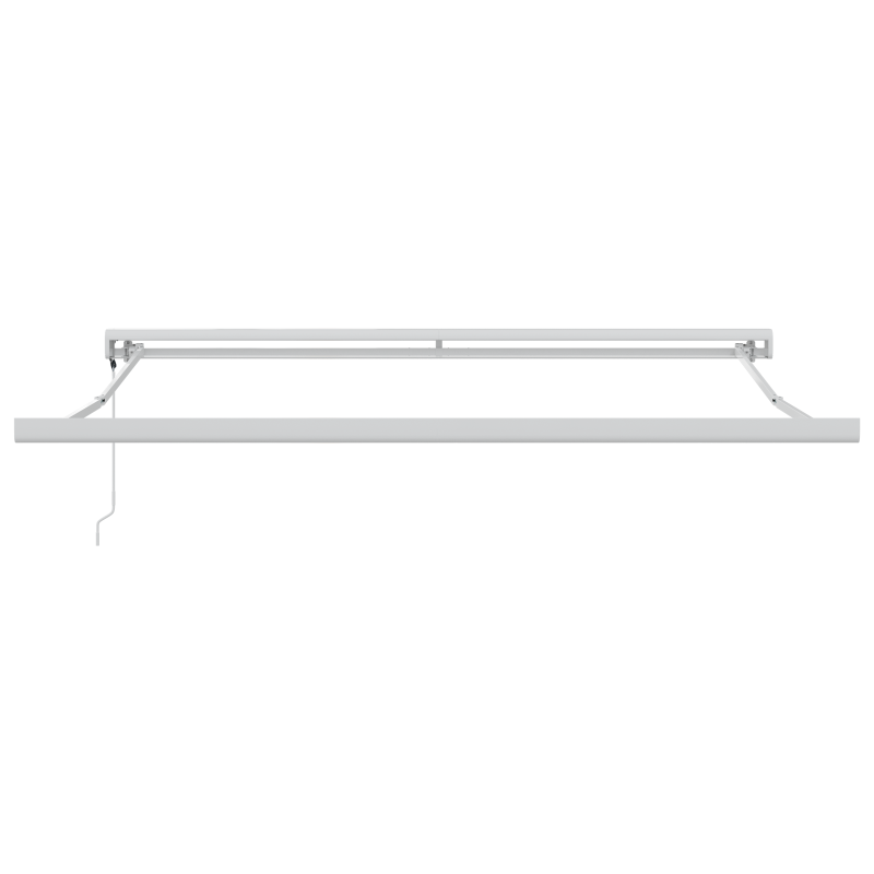 Automatische Einziehbare Markise mit Multicolor-Streifen 350x250 cm