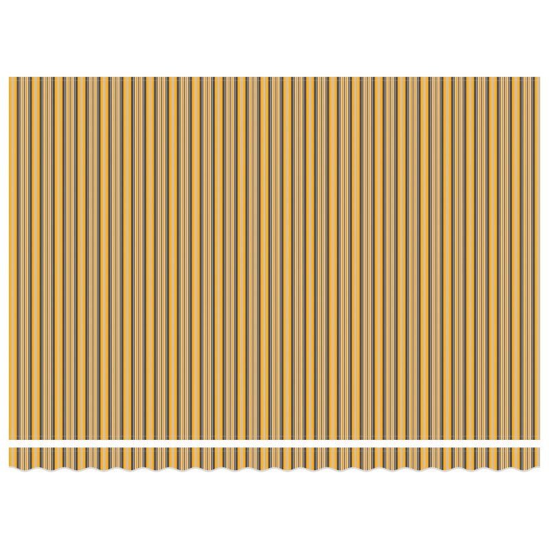 Manuelle Einziehmarkise mit LED Mehrfarbenstreifen 450x300 cm