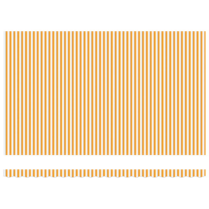 Automatische einziehbare Markise - Orange und Weiß, 500x300 cm