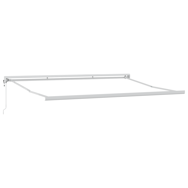 automatische einziehbare Markise in Orange und Braun 500x300 cm