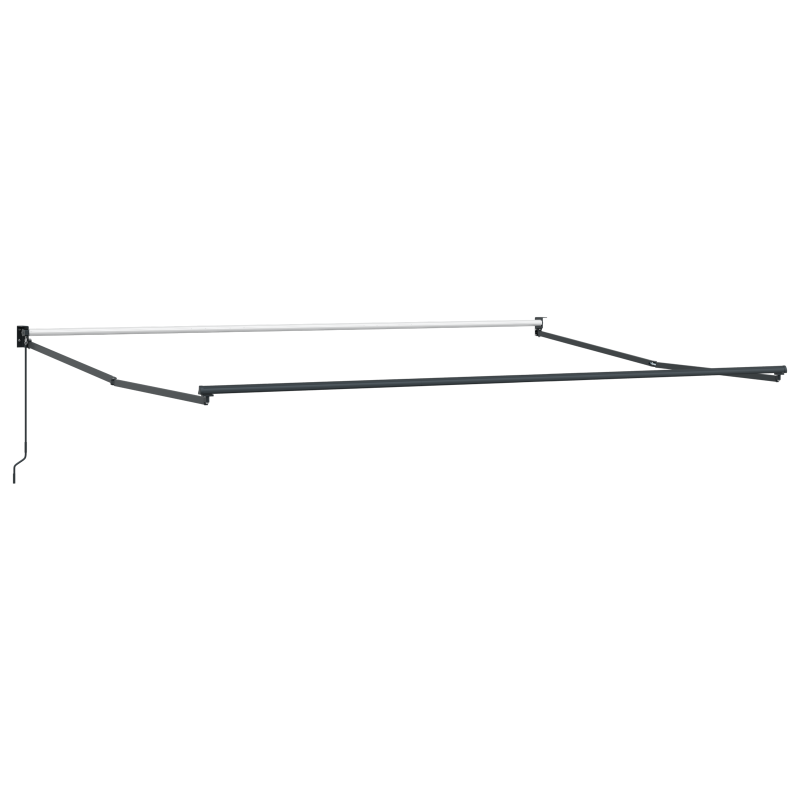 Euro Zaun mit 5 U Pfosten Silber 0,4x10 m Stahl