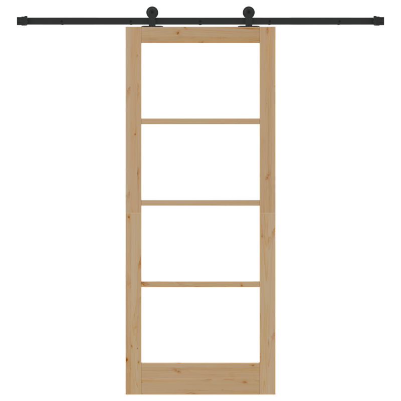Schiebetür mit Hardware-Set ORKDAL 86x211 cm