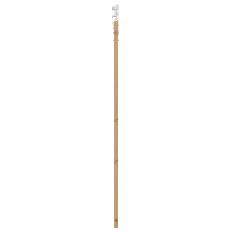 Schiebetür mit Beschlägen Set 61x198,5 cm Massivholz Kiefer