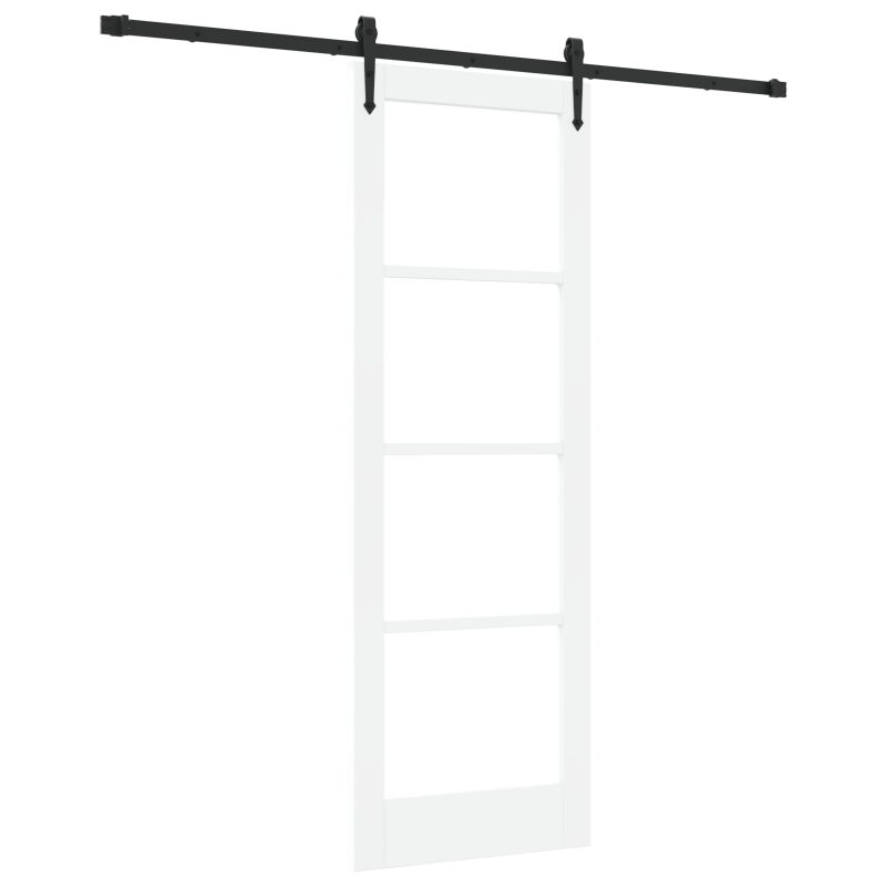 Schiebetür mit Beschlagset ORKDALWeiß 73,5x211 cm