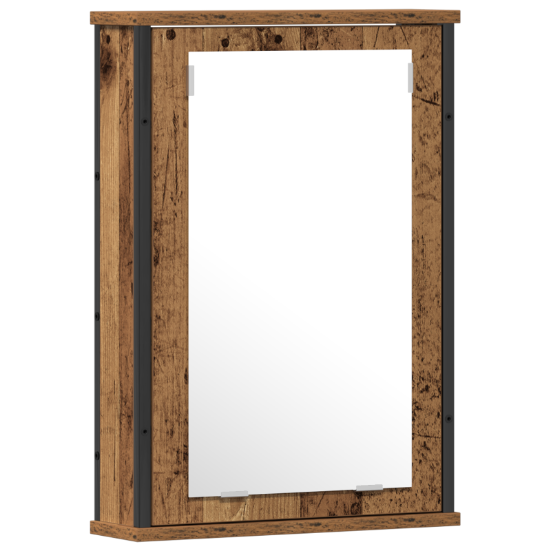 2-teiliges Badezimmermöbelset Altes Holz