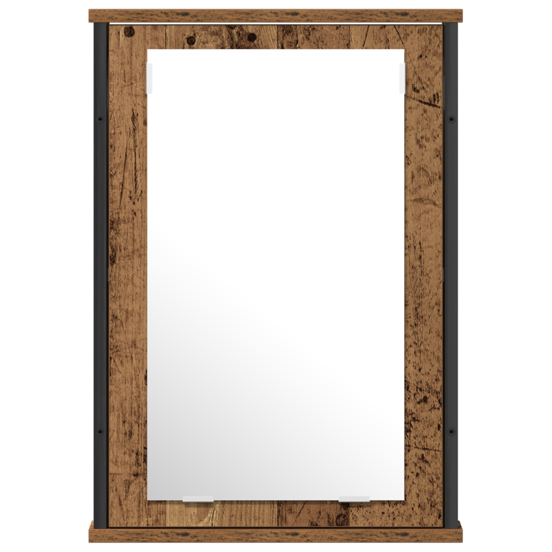 2-teiliges Badezimmermöbelset Altes Holz