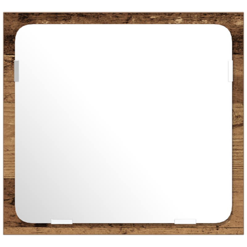 3-teiliges Badezimmermöbel Set Altholz