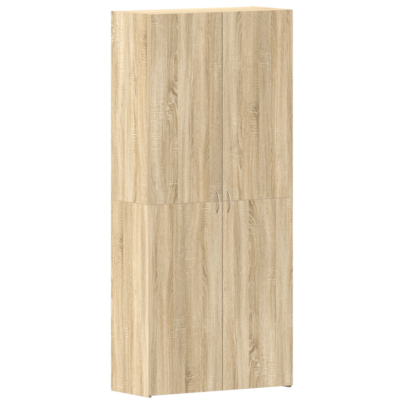 Schuhschrank Sonoma Eiche 80x35,5x180 cm Holzwerkstoff