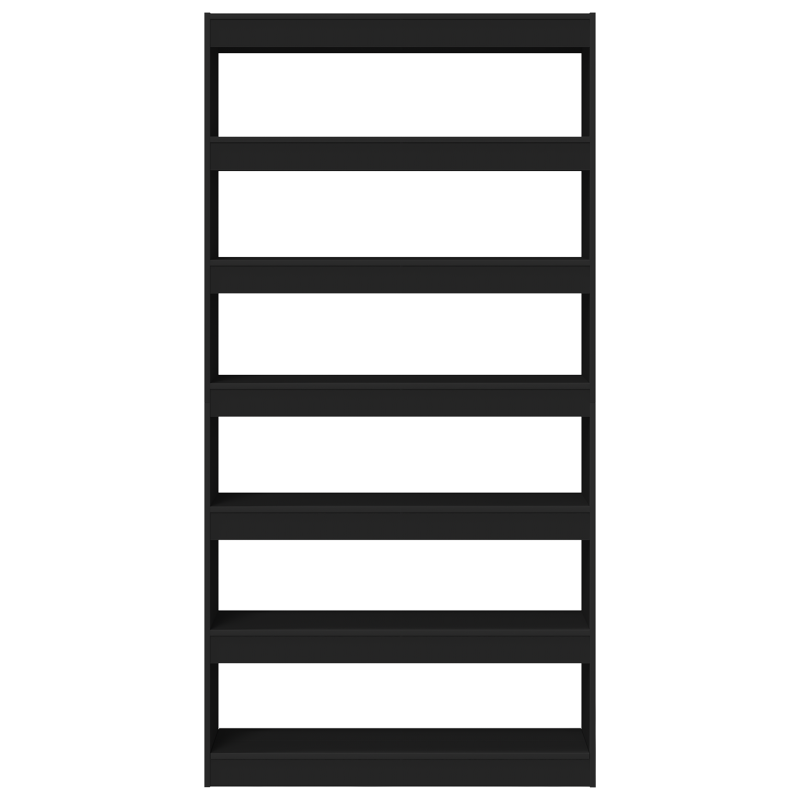 Bücherregal Schwarz Holzwerkstoff 100 x 30 x 198 cm Bücherregal