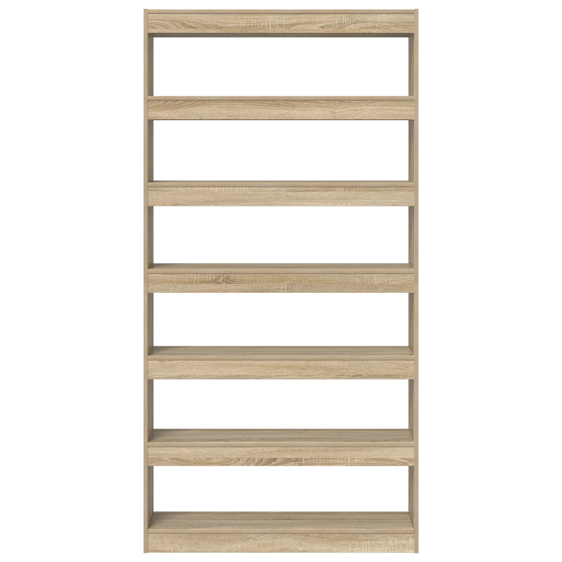 Bücherregal Sonoma Eiche Holzwerkstoff 100 x 30 x 198 cm Regale