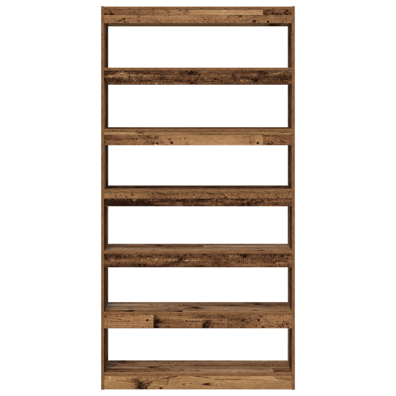 Bücherregal Altholz Engineered Wood 100 x 30 x 198 cm