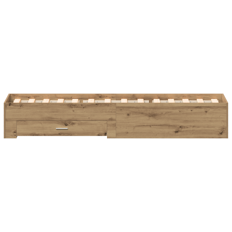 Bettgestell Artisan Eiche 90x190 cm aus Holzwerkstoff