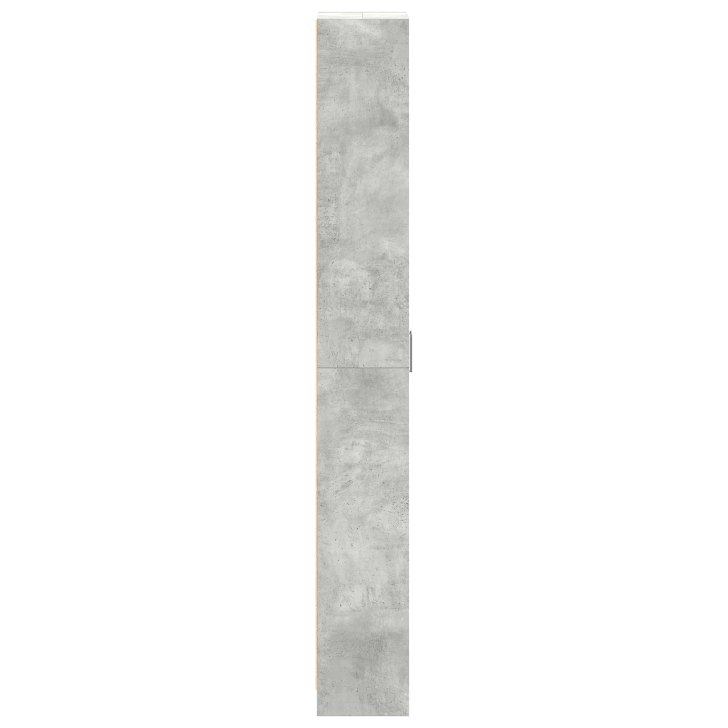 Kleiderschrank Betongrau 55x25x189 cm Spanplatte
