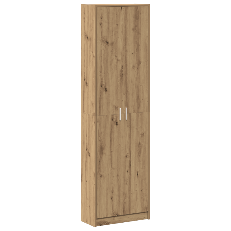 Kleiderschrank Kunststeineiche 55x25x189 cm Holzwerkstoff