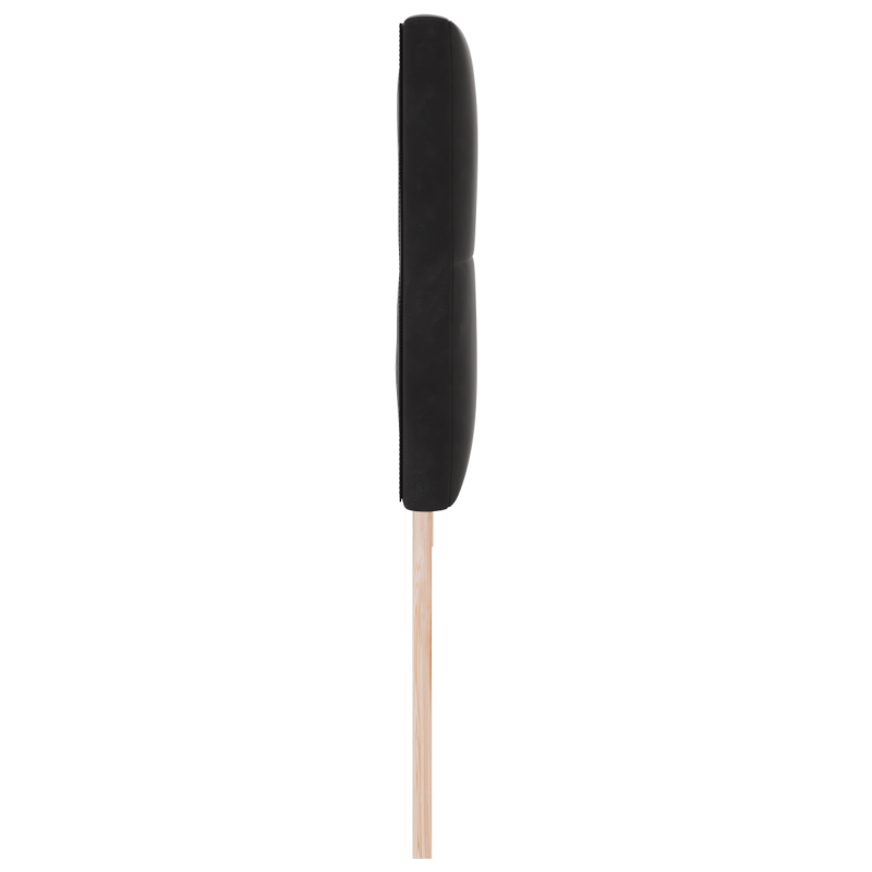 LED Kopfteil Mit Knopfheftung Schwarz 100 cm Samt