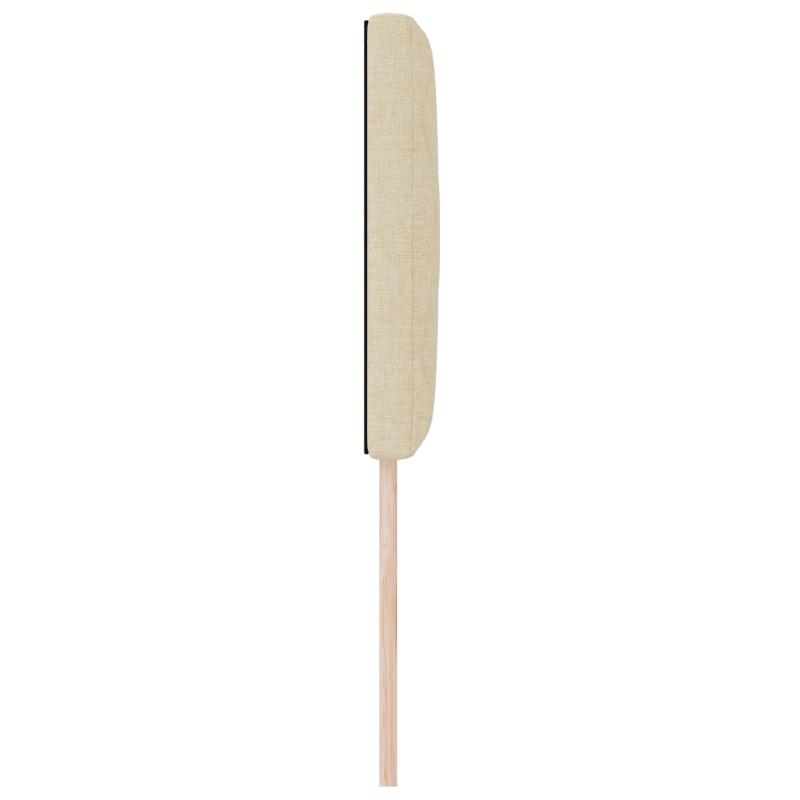 LED Kopfteil Diamantblock Design Creme 80 cm Stoff