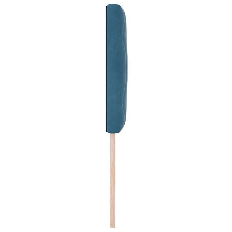 LED Kopfteil Diamantblock Design Dunkelblau 80 cm Velvet