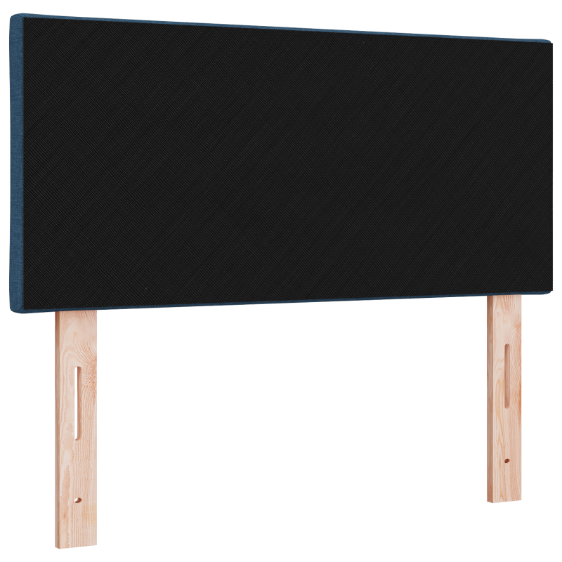 Blaues LED Kopfteil mit Diamantblockdesign, 100 cm Stoff