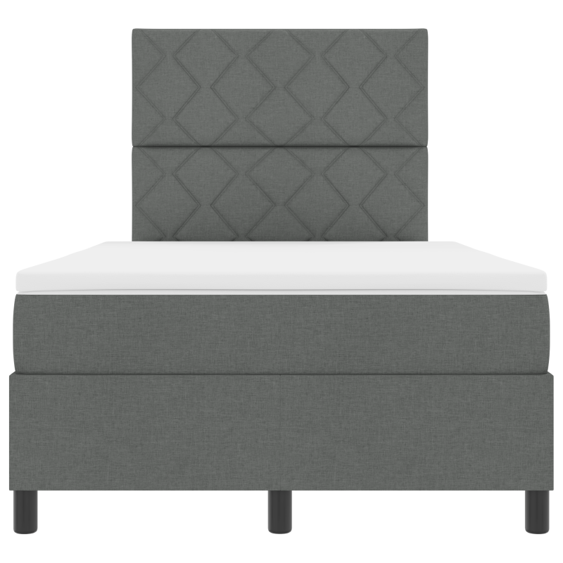Bücherregal Bett Grau Sonoma 120x200 cm Holzwerkstoff