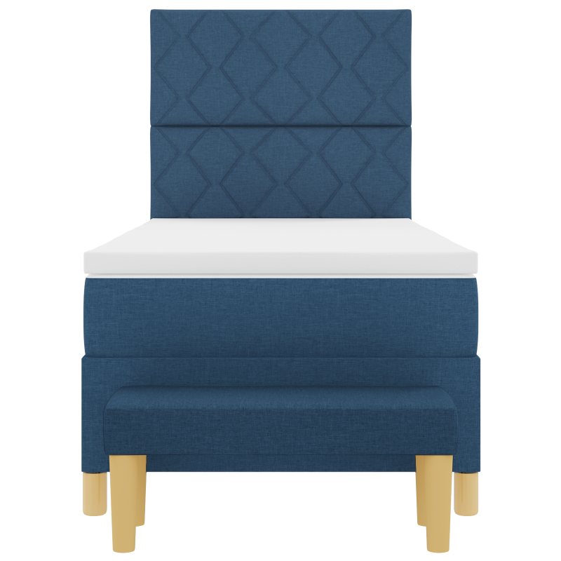 Boxspringbett mit Matratze Taupe 140x200 cm Stoff